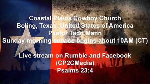 12/22/2024 - CP2C - “Christmas Past, Present and Future" with Pastor Tadd Mann