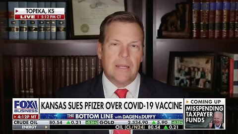 Kansas sues Pfizer alleging it ‘misled’ the public about safety of COVID vaccine