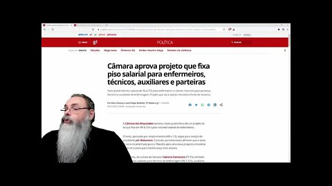 Câmara aprova PISO PARA ENFERMEIROS que PREJUDICA os enfermeiros - PETER TURGUNIEV