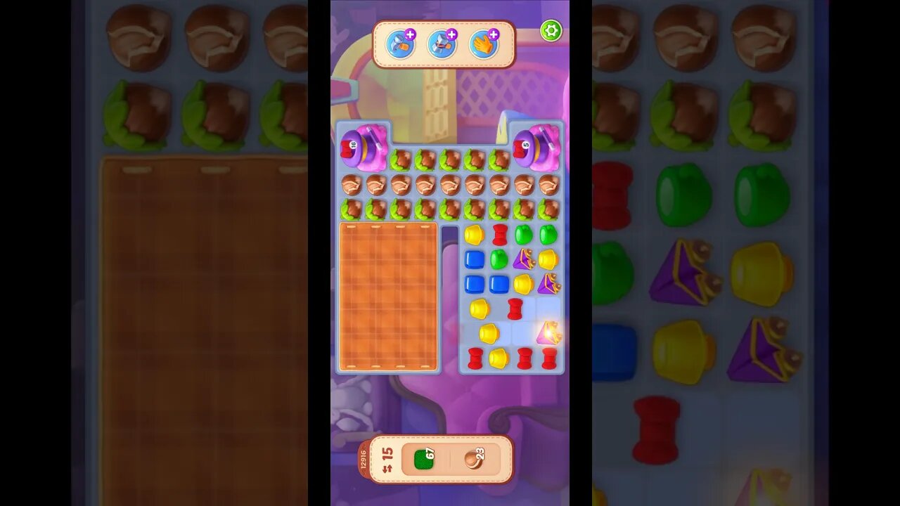 Shorts Playrix Homescapes Gameplay Walkthrough Level 12916-040