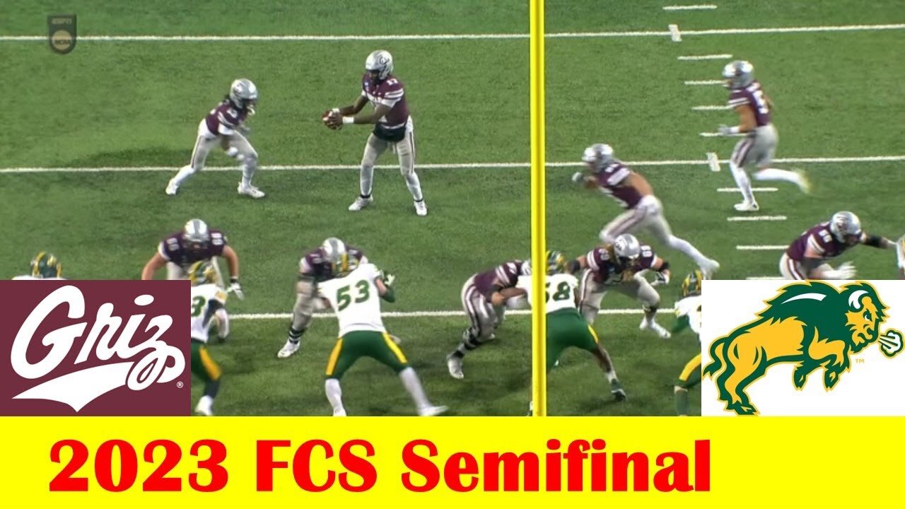 #2 Montana vs North Dakota State - FCS Playoffs Semifinal - 2023 College Football