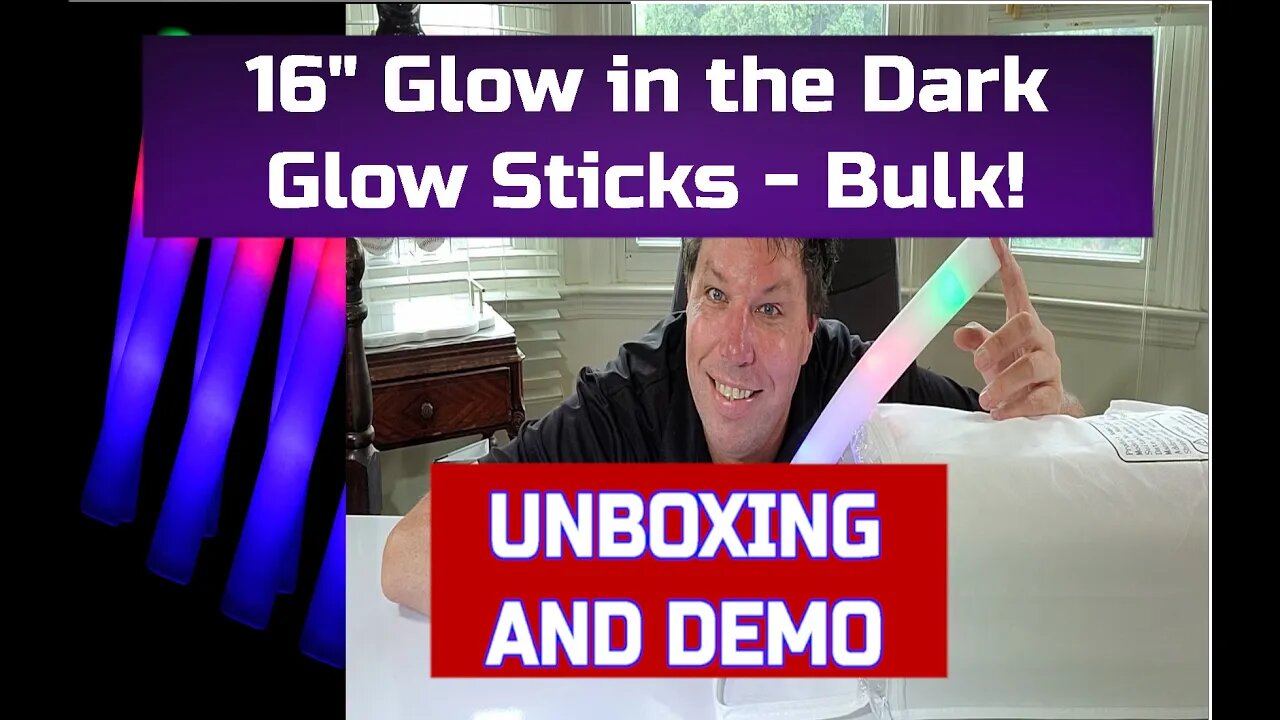 Glow in the Dark Foam Sticks - Great for Kids Parties