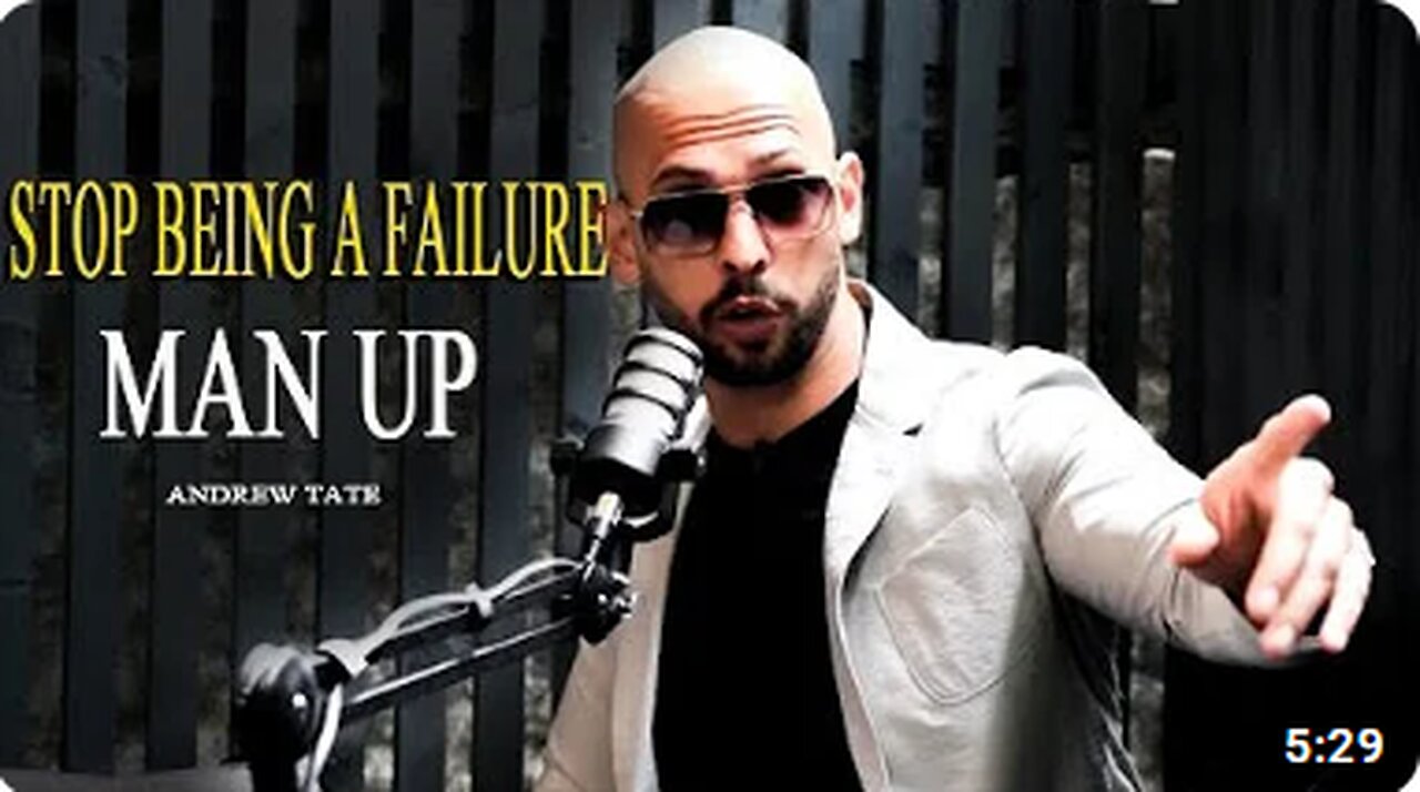 waste no time on failure and become a successful man I Tate