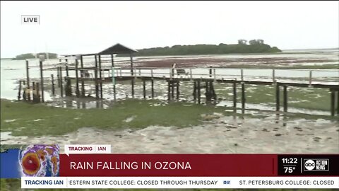 Jada Williams in Sarasota County | Hurricane Ian making landfall near Southern Sarasota County, where the impact of the storm is already being felt.