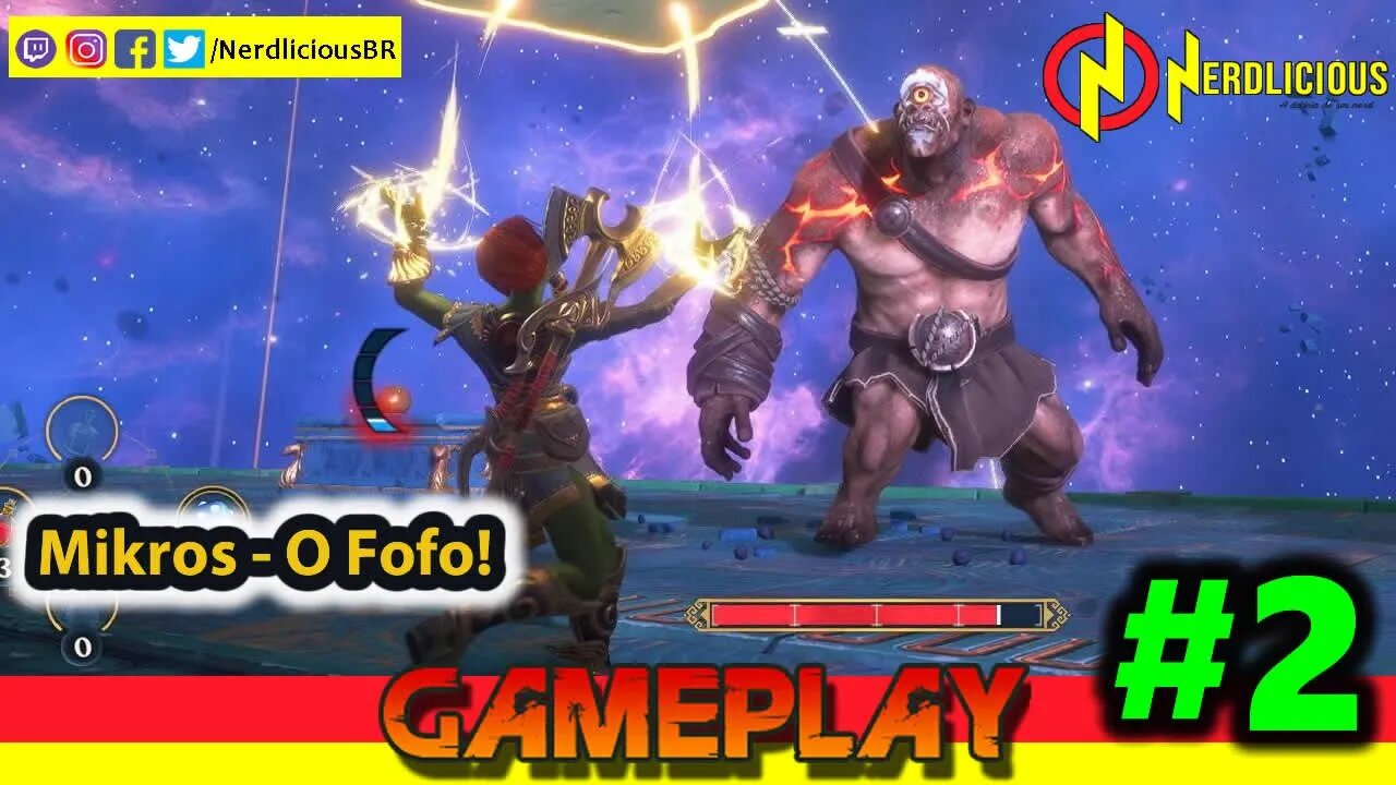 🎮 GAMEPLAY! Matando MIKROS, O FOFO em IMMORTALS FENYX RISING!