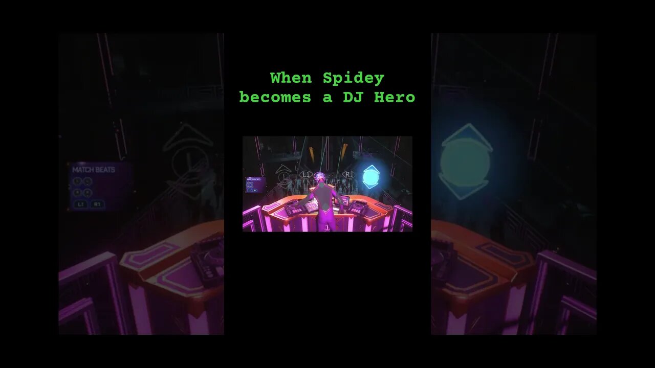 When Spidey Becomes a DJ Hero #youtubeshorts #gamingcommunity