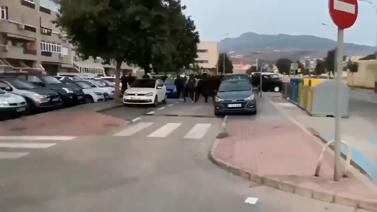 Families Flooding The Streets Of Italy