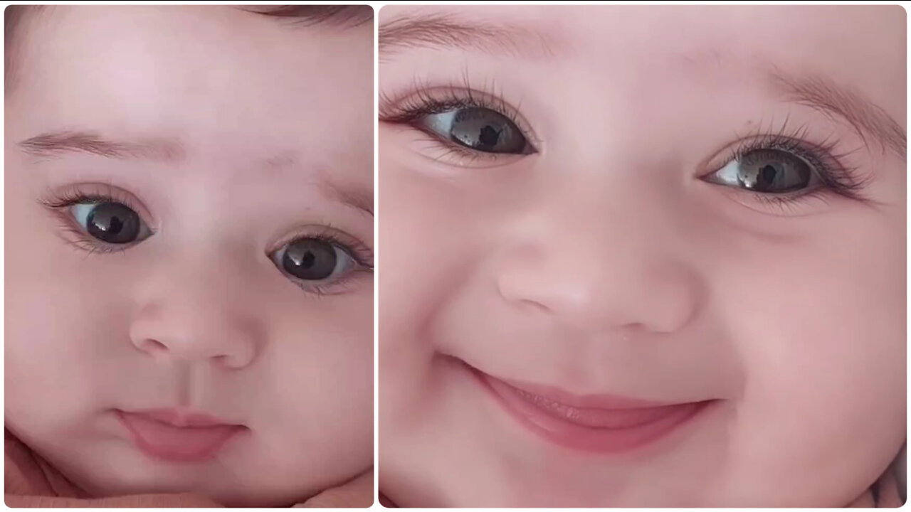 See this baby smile 😍 cuteness overload