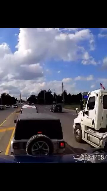 Illegal Left Turn In Brampton