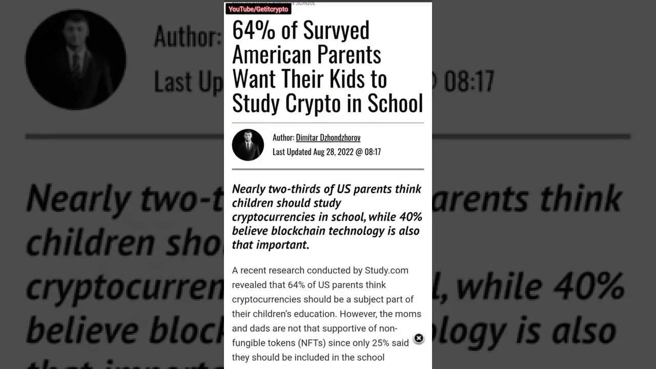 American Parants चाहतें हैं उनके बच्चे School में पढ़े Crypto & Metaverse | Crypto news