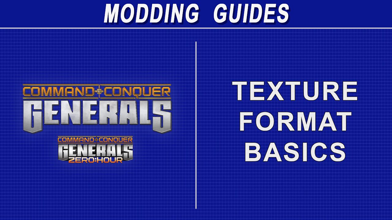 Command & Conquer Generals - Texture Format Basics