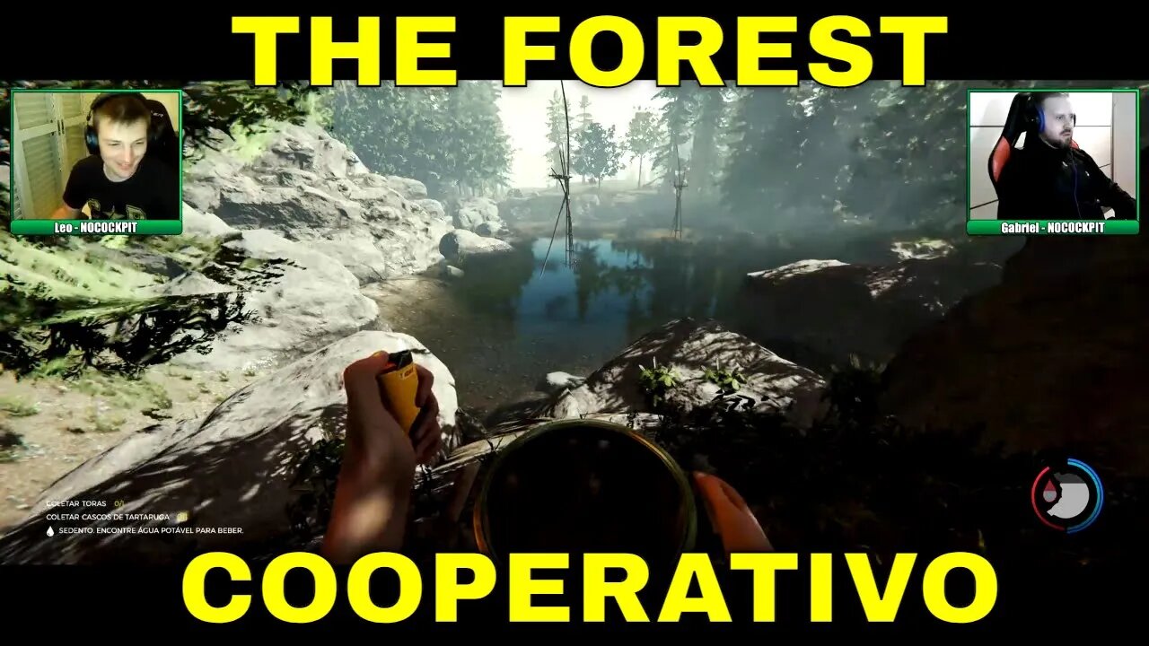 THE FOREST COOPERATIVO 2022 | O INÍCIO NO MULTIPLAYER | ULTRAWIDE