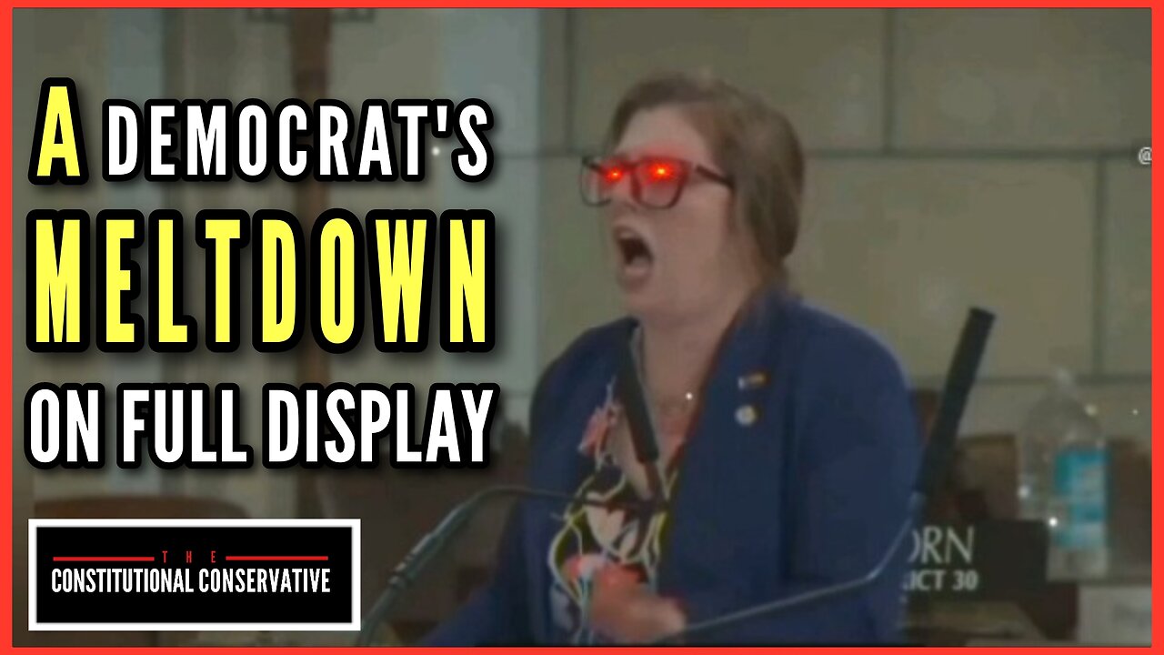 Democrat Has Meltdown & Shows What Lunacy Looks Like