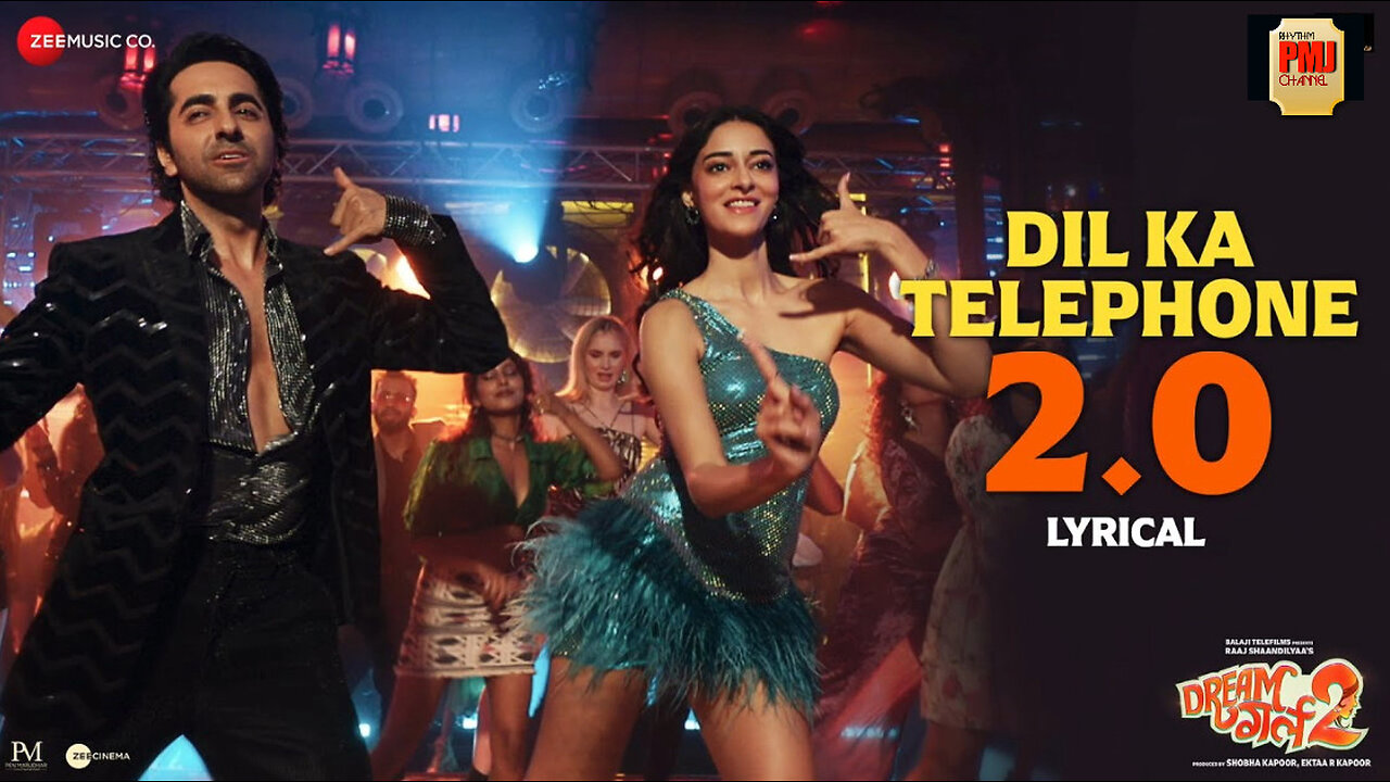 Dil Ka Telephone 2.0 | Dream Girl 2 | Ayushmann, Ananya | Meet Bros, Jonita, Jubin, Kumaar | Lyrical