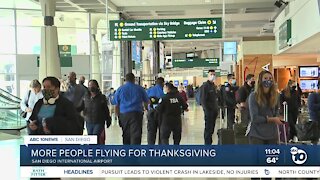 More San Diegans flying for Thanksgiving