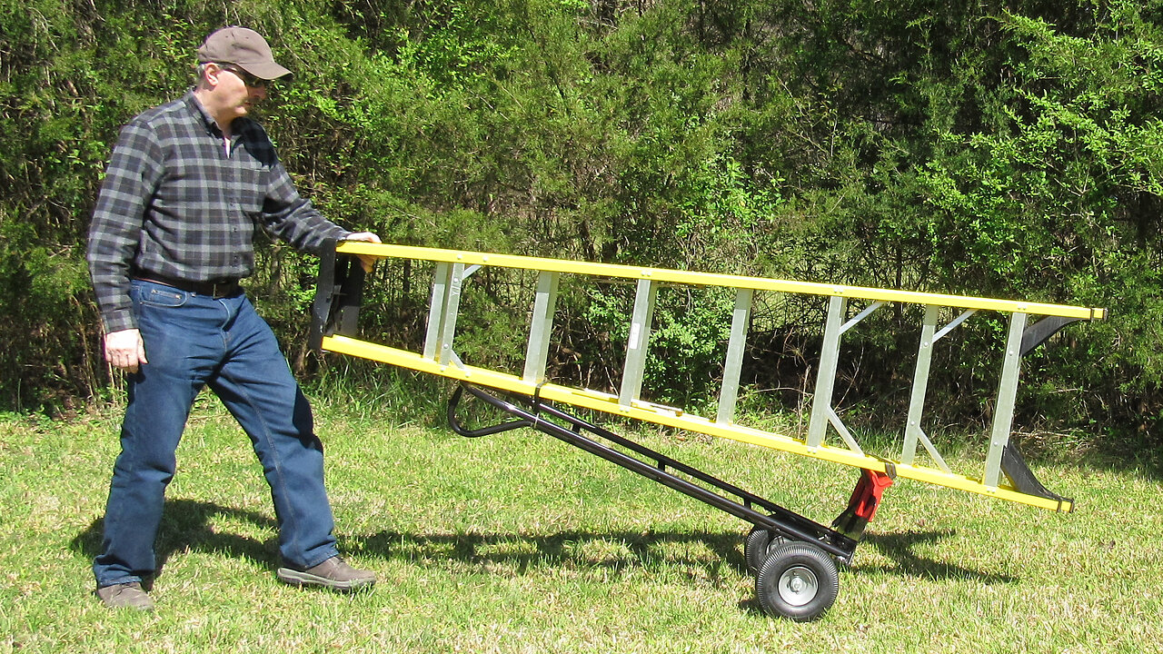 Ladder Mover Step Ladder Attachment