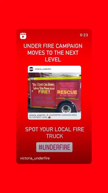 Vote Daniel Andrews out! Support our fire fighters