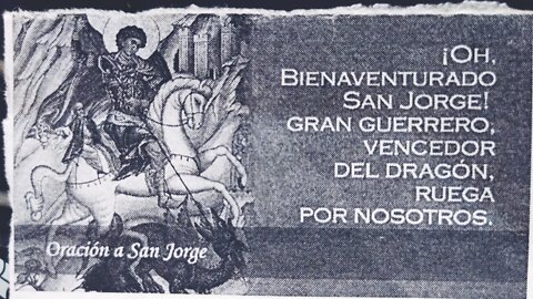 Oración a San Jorge