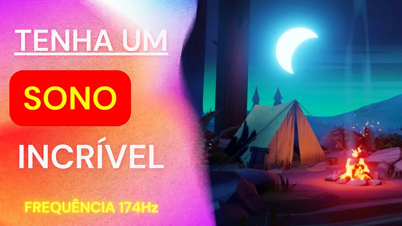 TENHA UMA NOITE DE SONHO MARAVILHOSA - FREQUÊNCIA 174Hz #meditação #leidaatração #174Hz