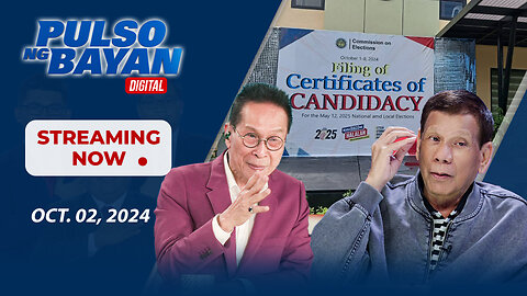 LIVE | Pulso ng Bayan with Admar Vilando at Jade Calabroso | Oct. 02, 2024