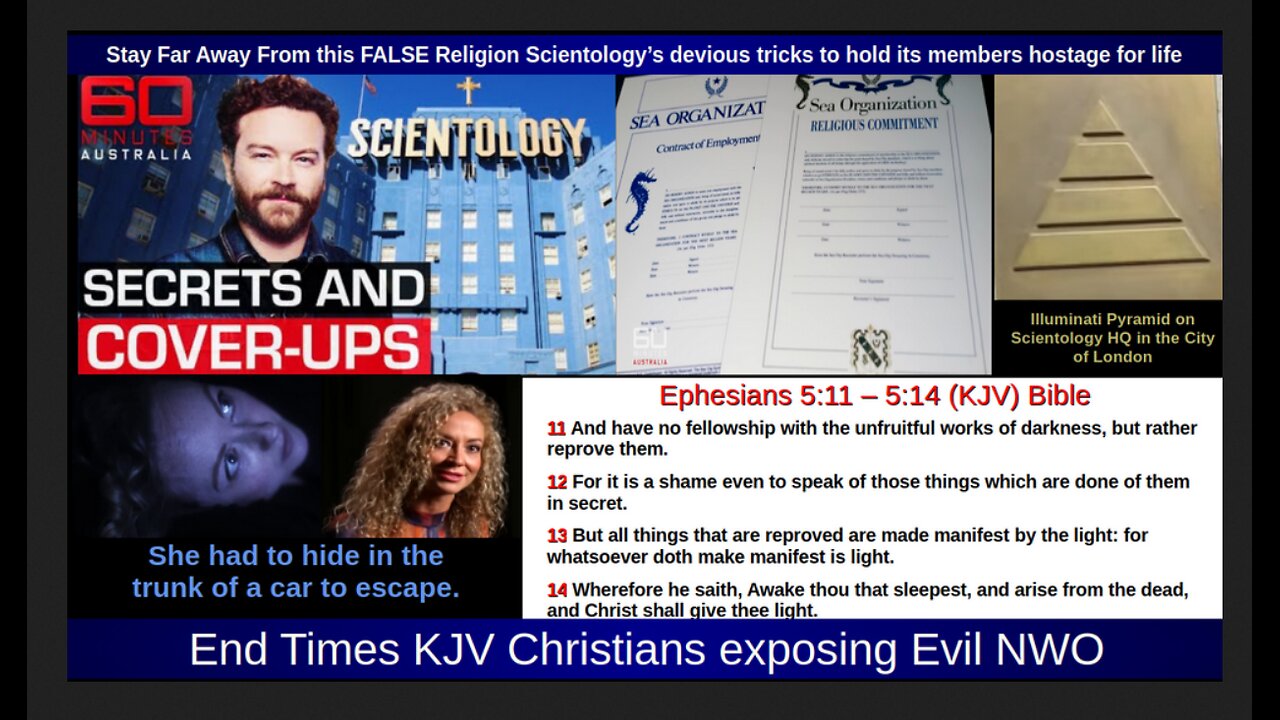 FALSE Religion Scientology’s devious tricks to hold its members hostage for life