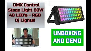 Awesome Stage Light from U King! 80W - 48 LEDs - DMX