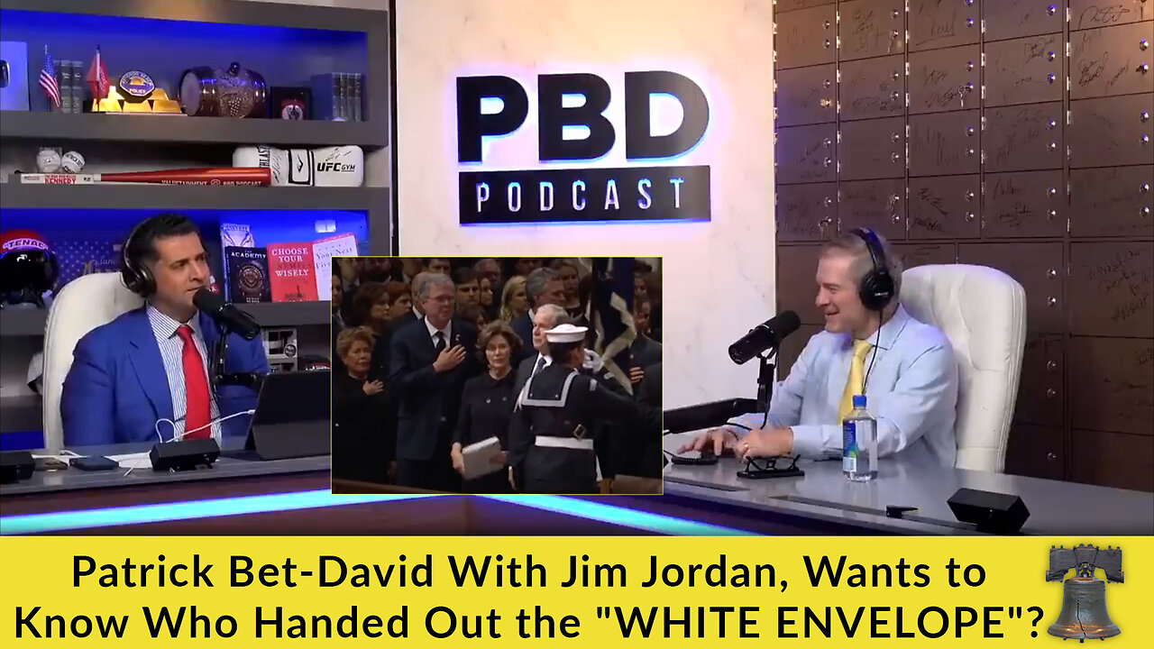 Patrick Bet-David With Jim Jordan, Wants to Know Who Handed Out the "WHITE ENVELOPE"?