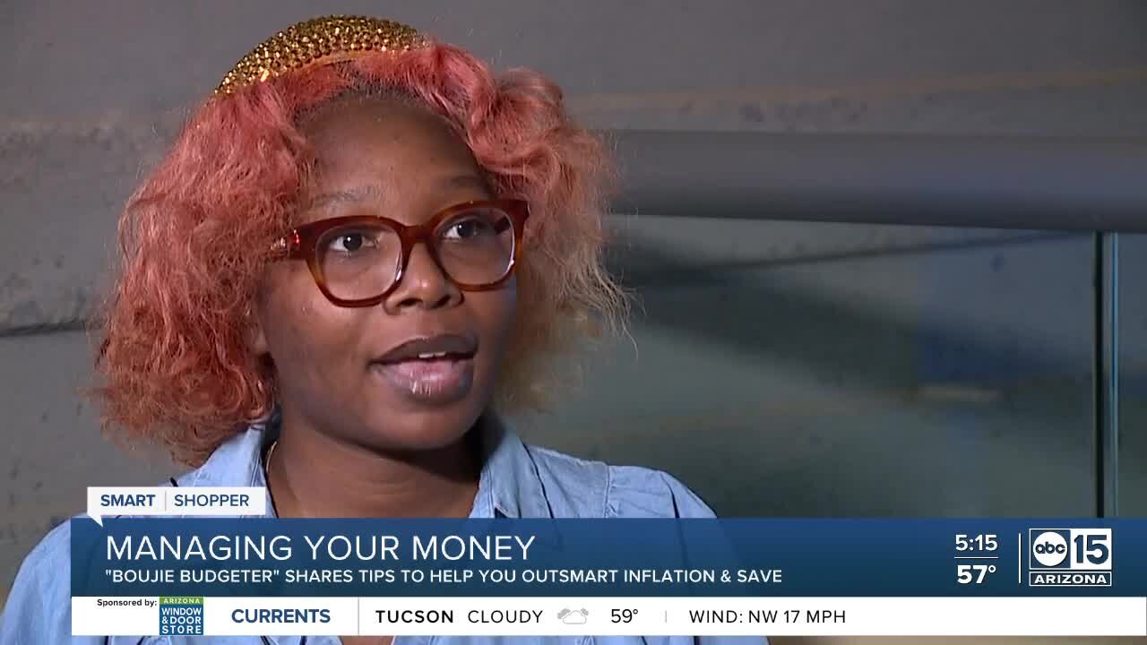 Tips to help outsmart inflation with "Boujie Budgeter"