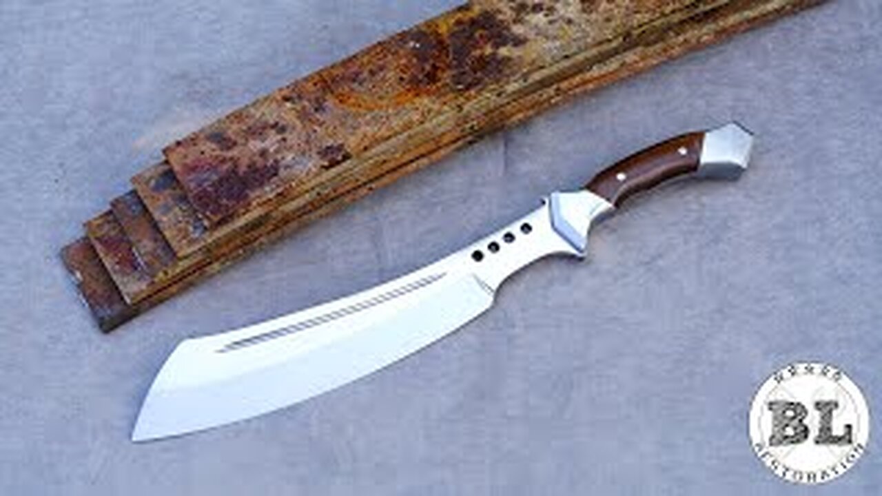 Creating a Chopper Knife from a truck leaf spring