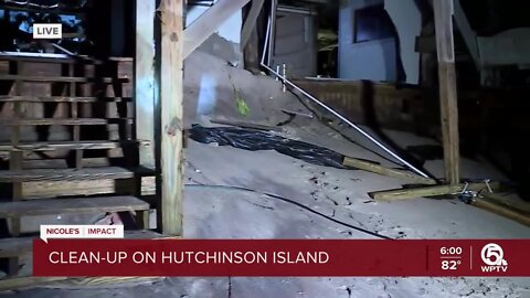 Nicole's storm surge erodes Hutchinson Island beach, damages homes