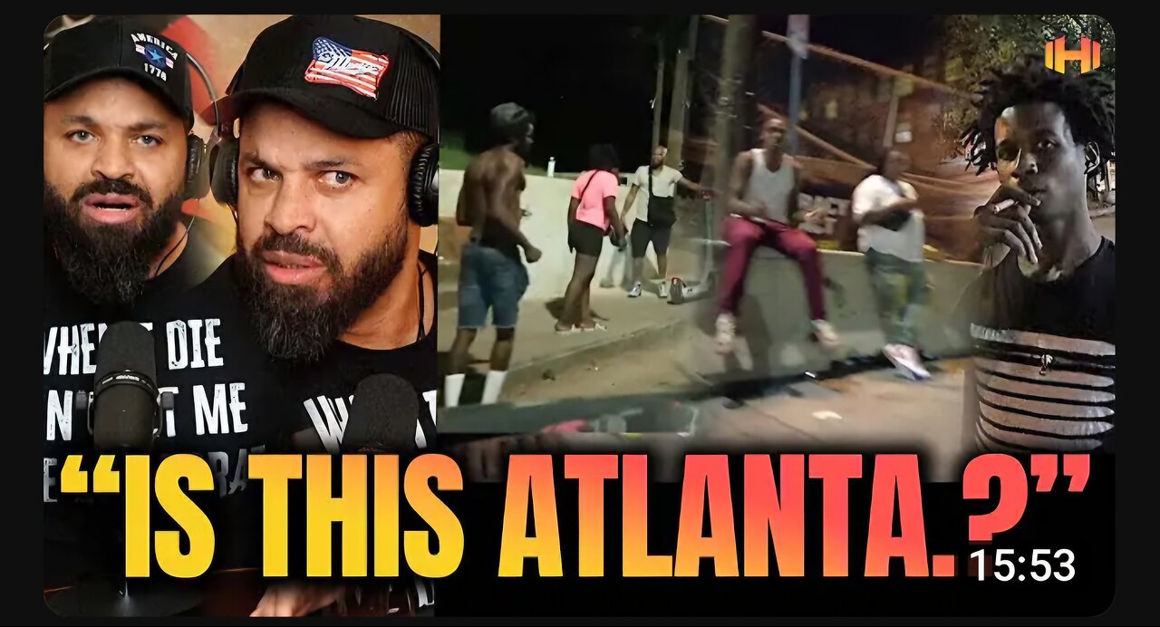Man Films In Atlanta LATE AT NIGHT While Driving