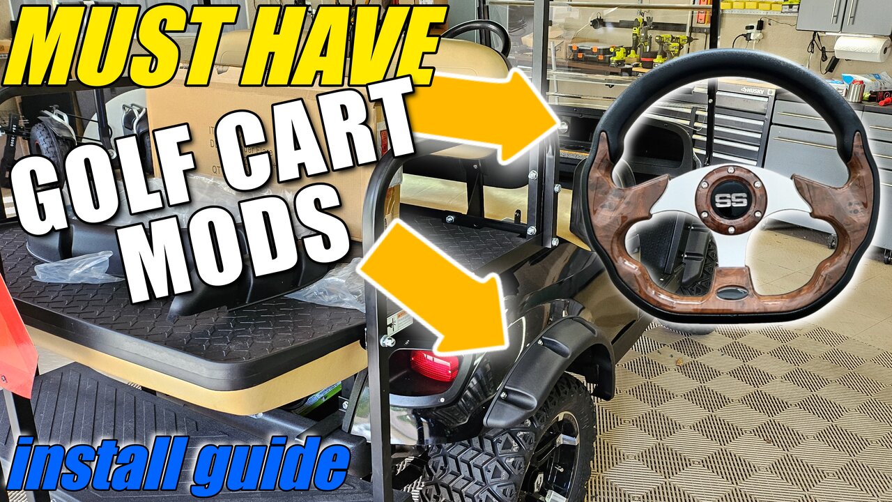 2 Golf Cart MODS | Must Have for Your Golf Cart