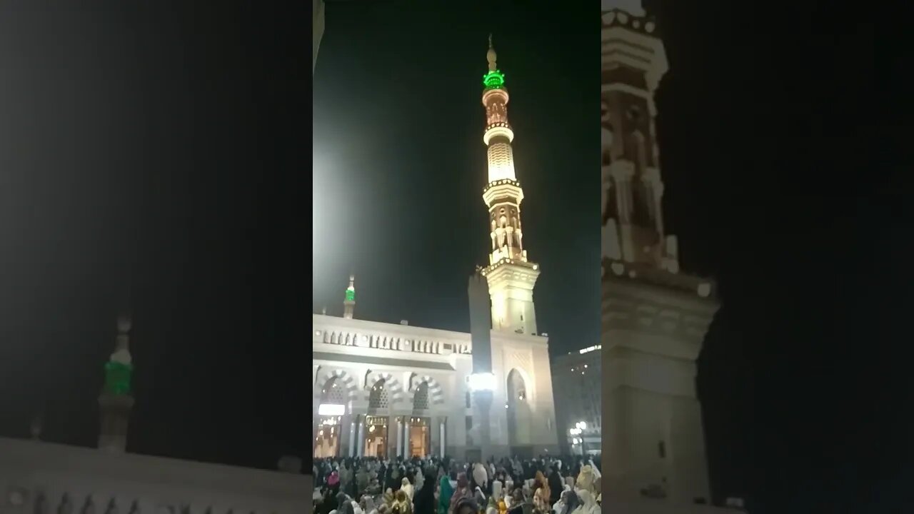 yaseen o Muzamil wohi Taha| naat 2023 | Madinah live night view|#foryou #madinaview#youtubeshorts