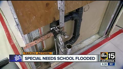 Water leak damages Tempe non-profit special needs school