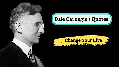 Dale Carnegie's English Quotes change your right today (life chaining) - Deep quotes