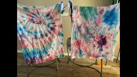 Tye dye ***fail upside down till mark 5:49***:🙊