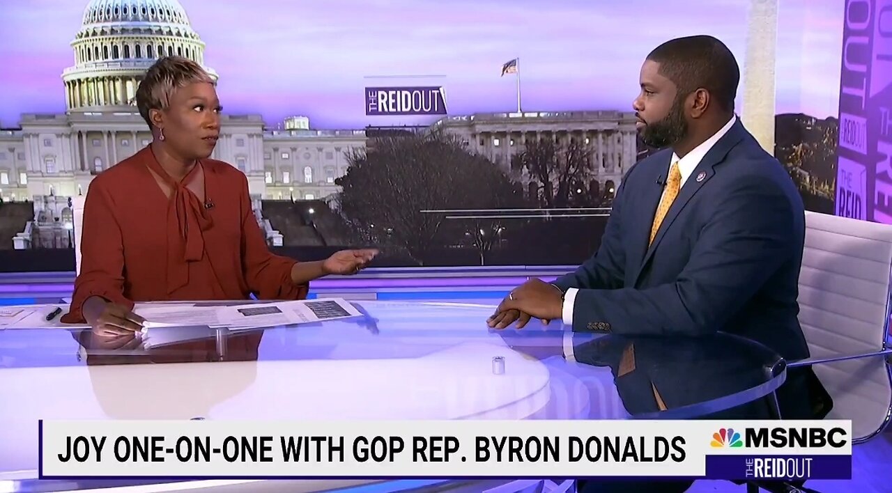 Joy Reid to Donalds: GOP Only Nominated You For Speaker Because You're Black