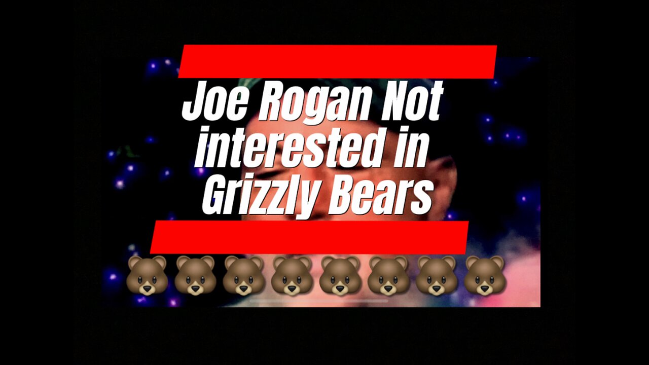 Joe Rogan Not interested in Grizzly Bears 🐻 #jre #flagrant #joerogan #jreclips #bear #comedy