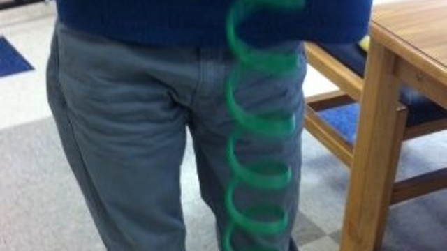 Sensory Processing Disorder Activity: Stringing Coiled Hose