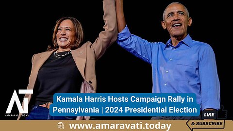 Kamala Harris Hosts Campaign Rally in Pennsylvania | 2024 Presidential Election | Amaravati Today