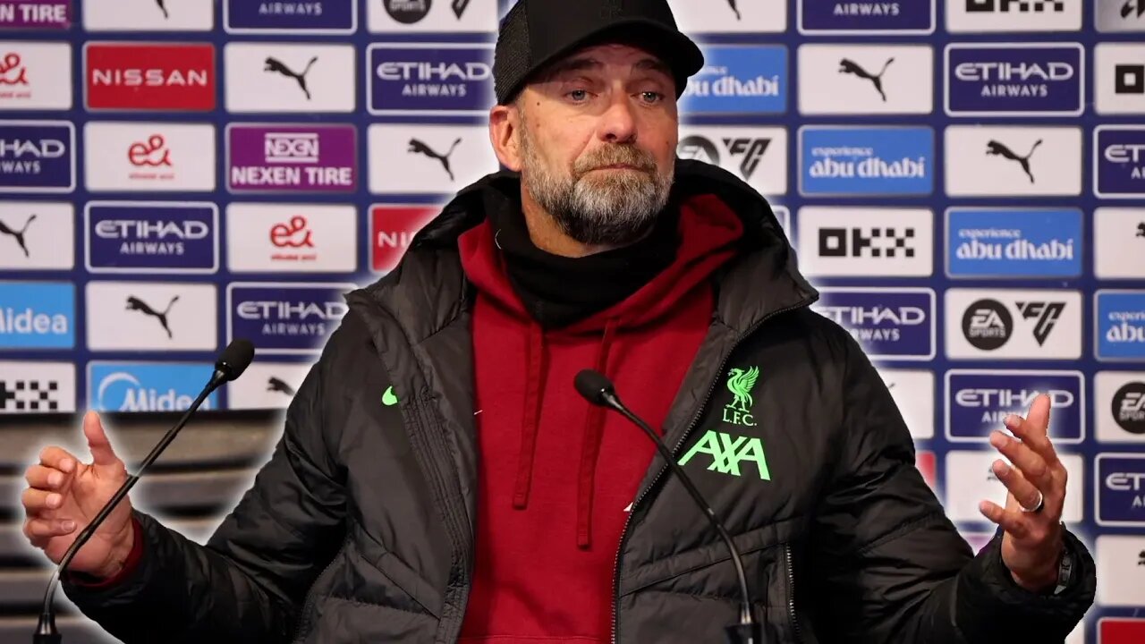 'I told the boys at half time... IMAGINE IF WE PLAY GOOD!' | Jurgen Klopp | Man City 1-1 Liverpool