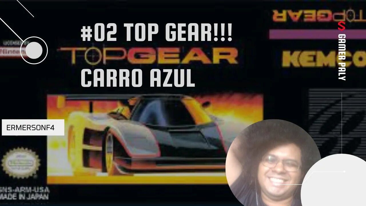 [159] #02 top gear carro azul