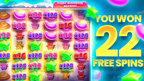 WE HAD 22 SPINS IN THIS ONE SUGAR RUSH BONUS BUY AND IT PAID HUGE!