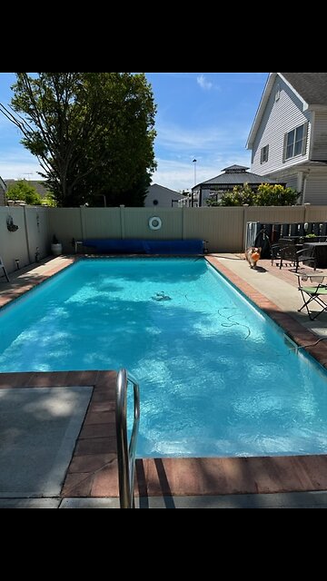 Working Hard to Clean the Pool