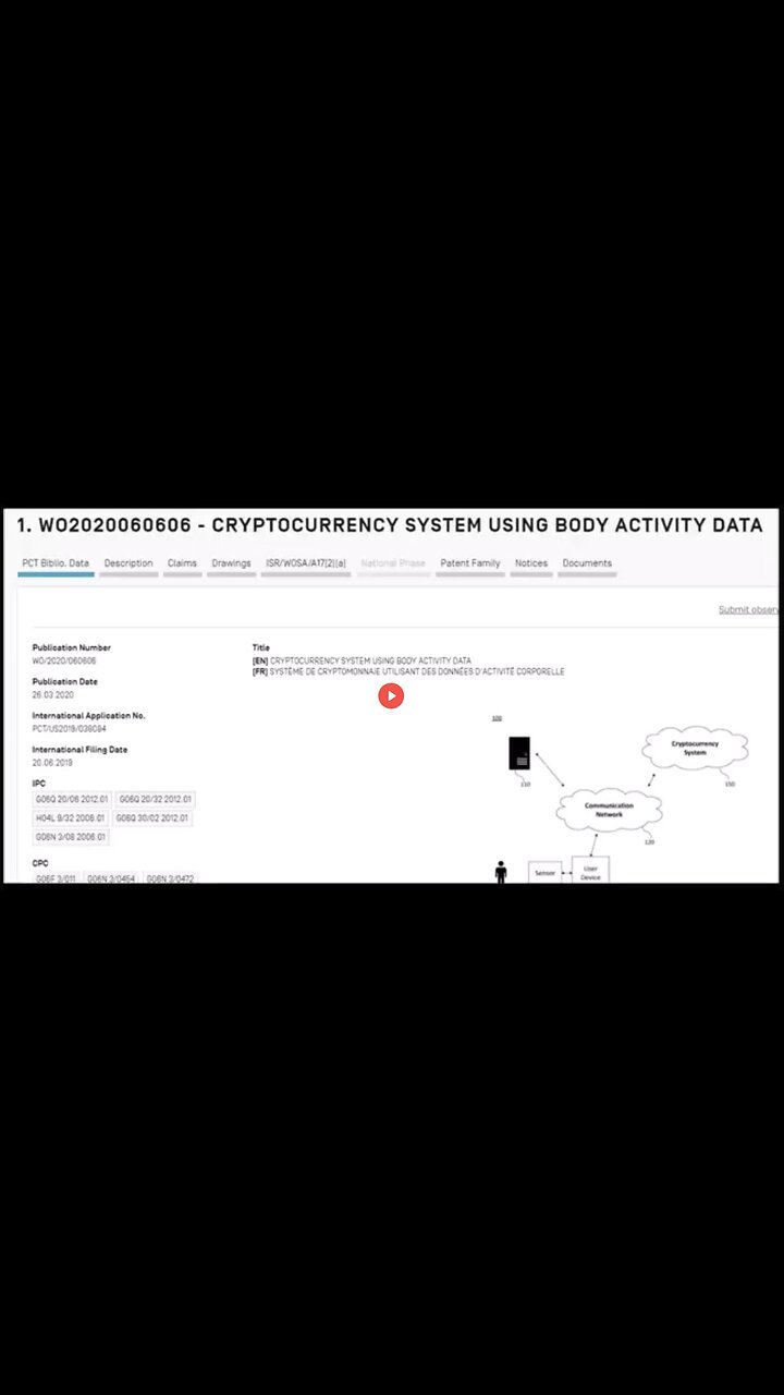 Bill Gates and Patent W02020060606
