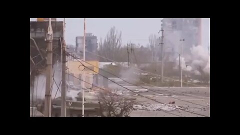 A Fragment Of The Urban Battle In Mariupol