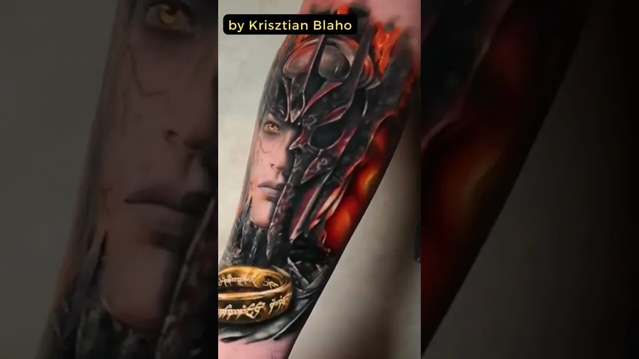 Stunning Work By Krisztian Blaho #shorts #tattoos #inked #youtubeshorts