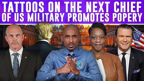Tattoos On The Next Chief Of U.S Military Promote Popery.American Crusaders for "Righteous Holy War”