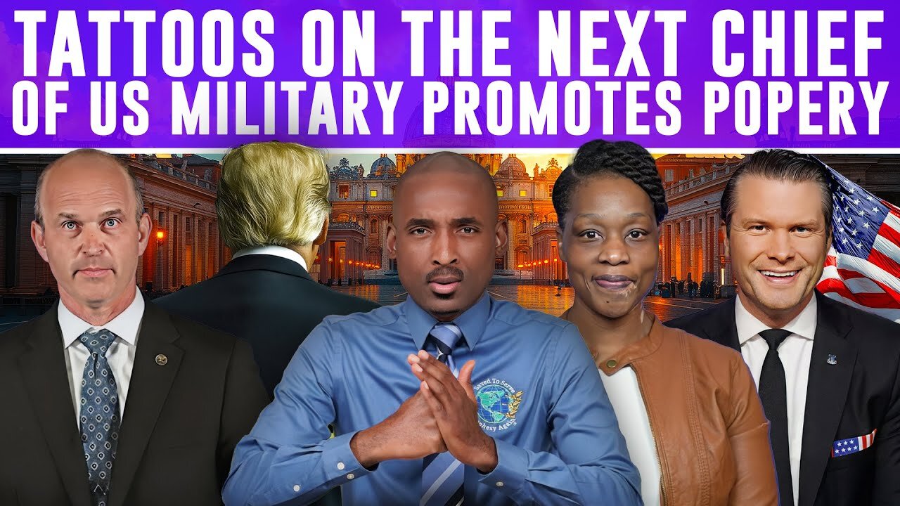 Tattoos On The Next Chief Of U.S Military Promote Popery.American Crusaders for "Righteous Holy War”