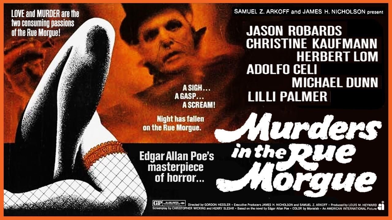 Murders in the Rue Morgue (1971) Jason Robards, Herbert Lom, Christine Kaufmann